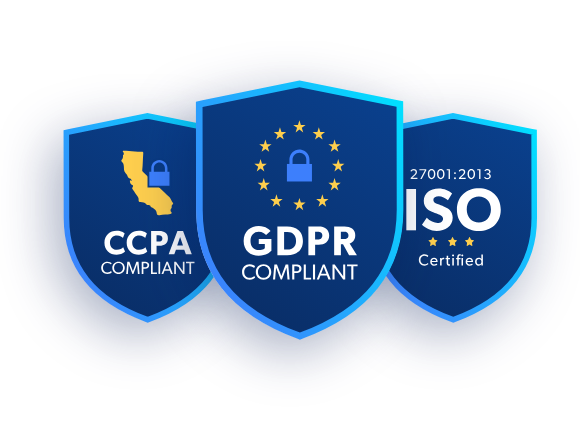 CCPA, GDPR & ISO certified