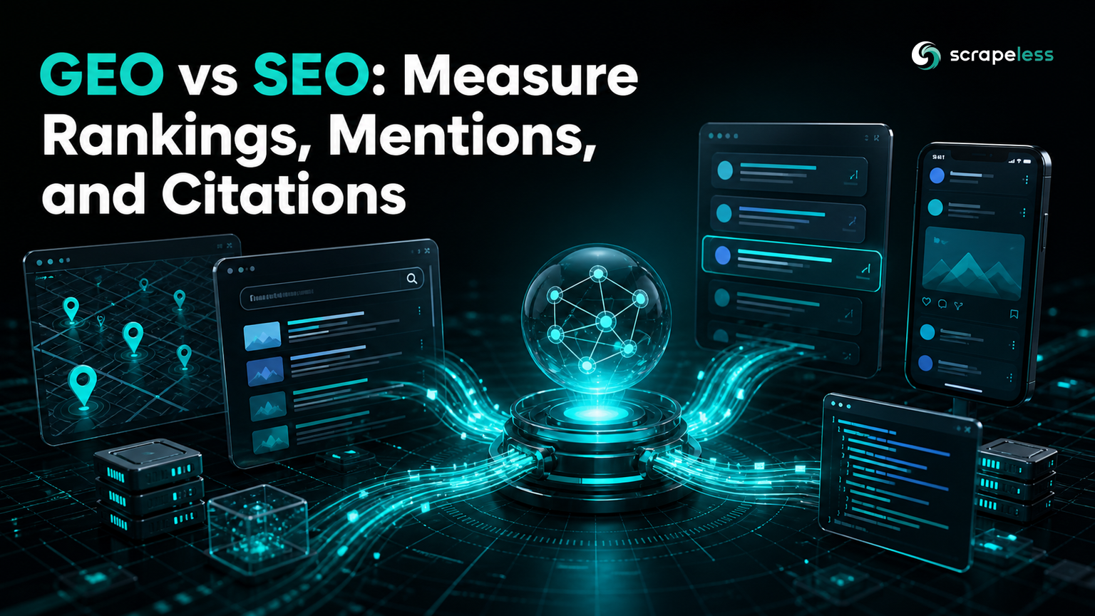 GEO versus SEO measurement for rankings mentions and citations
