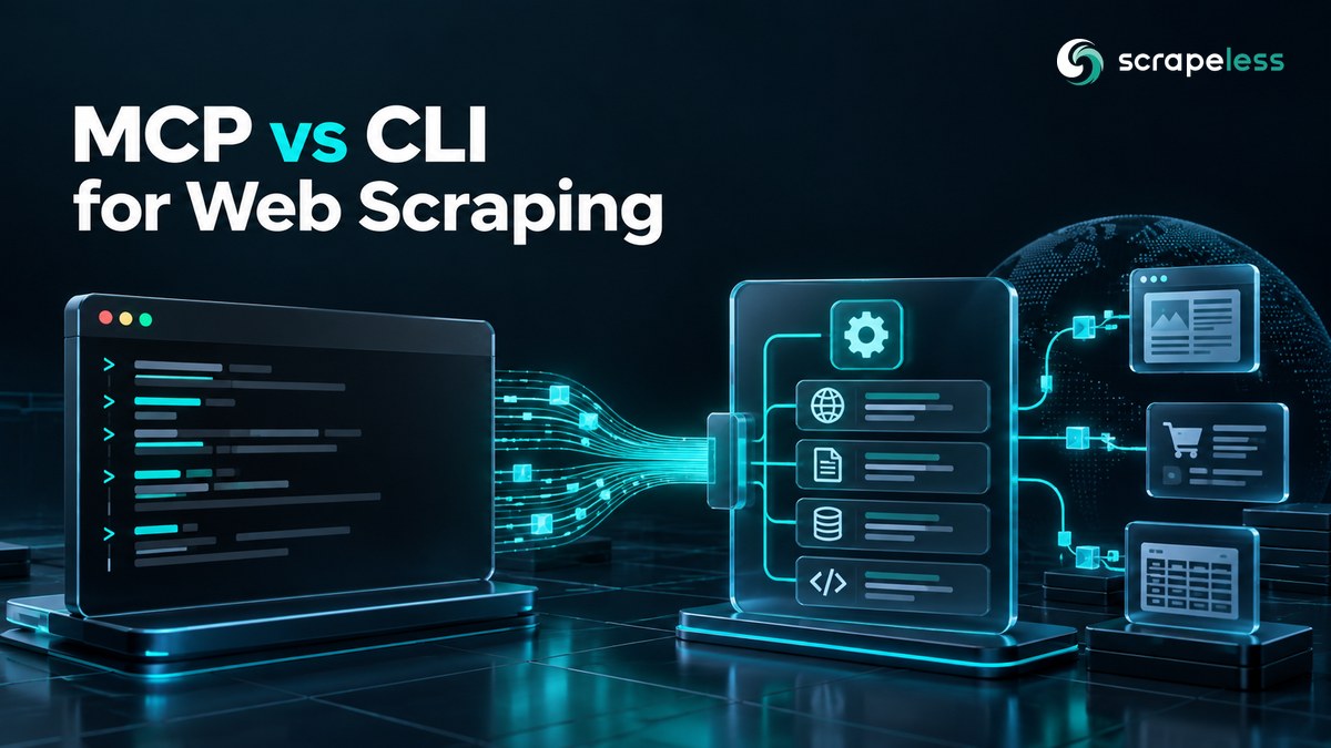 MCP and CLI web scraping interfaces compared for AI agents