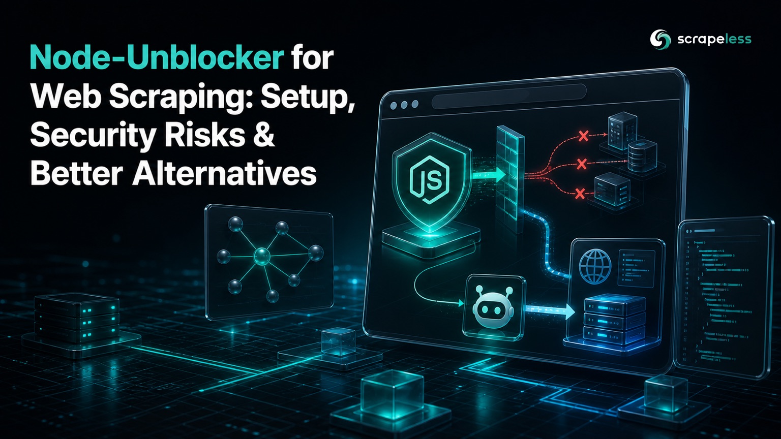 ウェブスクレイピングのためのNode-Unblocker:設定、セキュリティリスク、そしてより良い代替手段