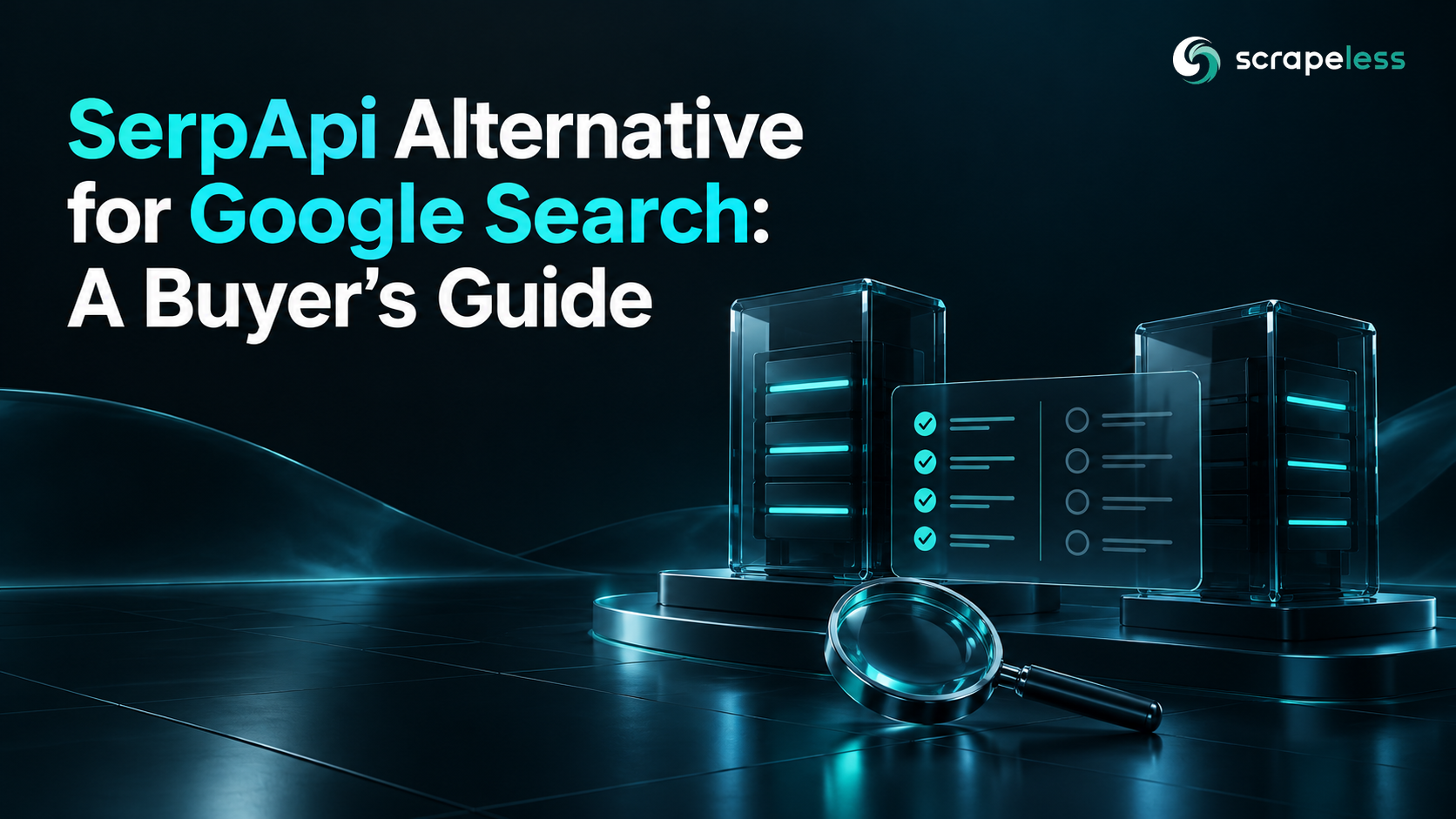 SerpApi Alternative for Google Search: A Buyer’s Guide illustrated with search workflow components